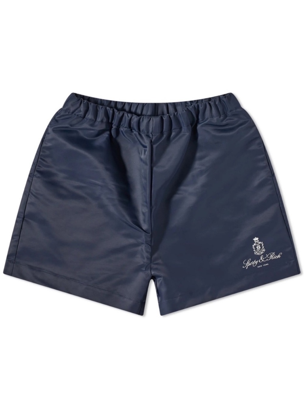 Sporty & Rich Vendome Shorts Blue Medium NWOT